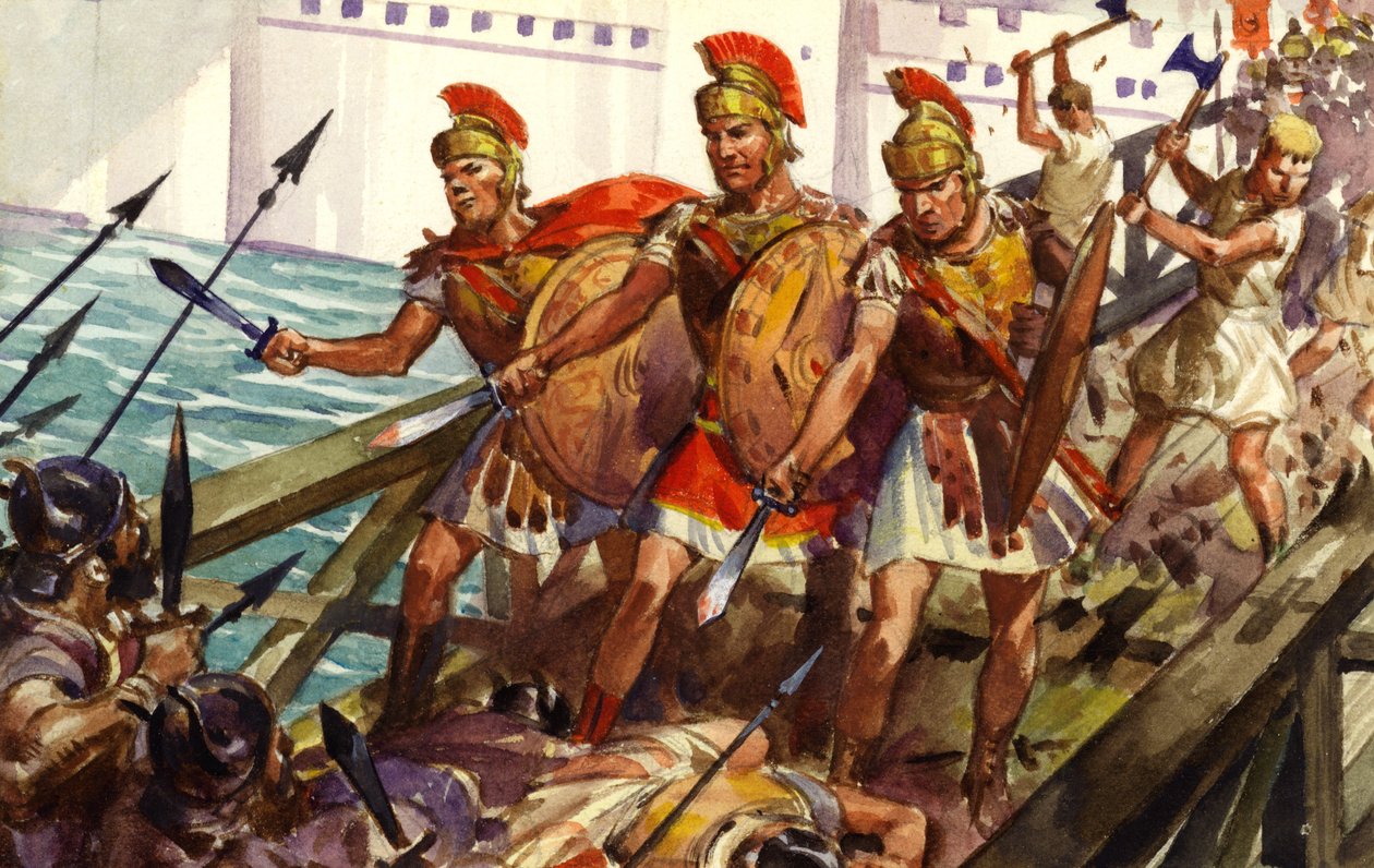 Horatius Cocles Defending the Pons Sublicius by James Edwin McConnell