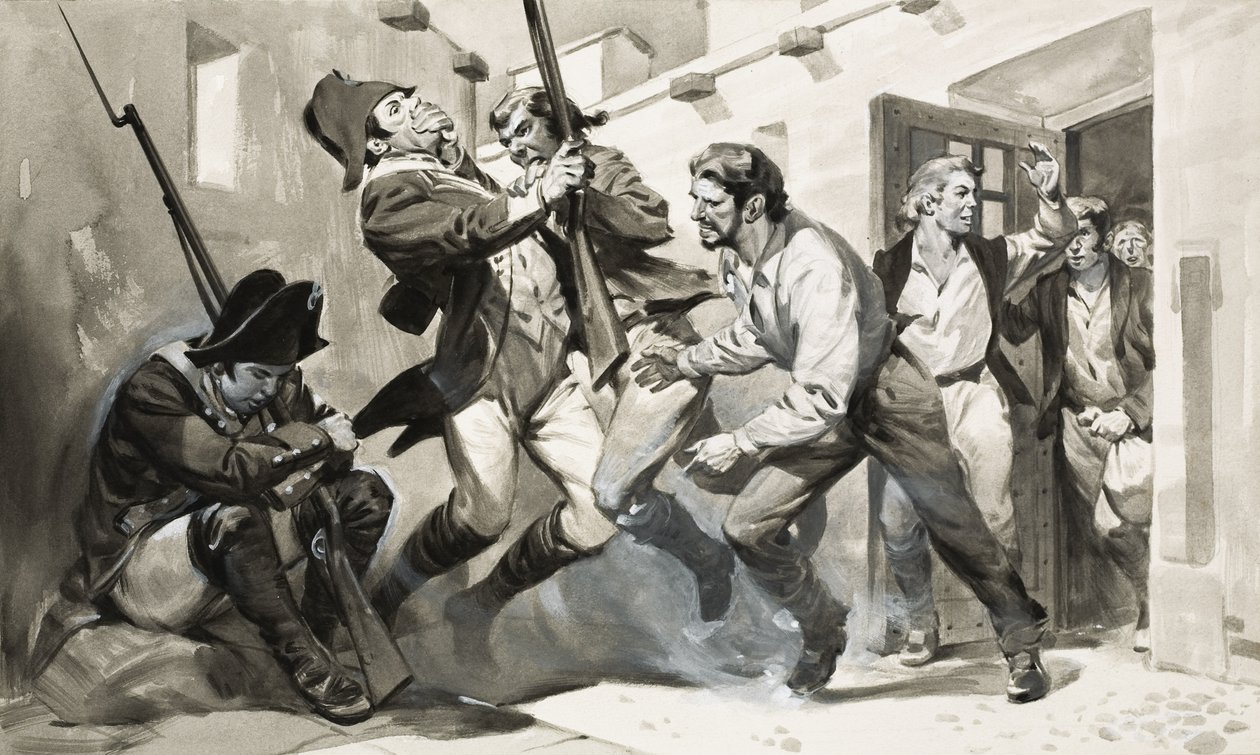 William Scoresby Escapes from Spanish Gaol by James Edwin McConnell