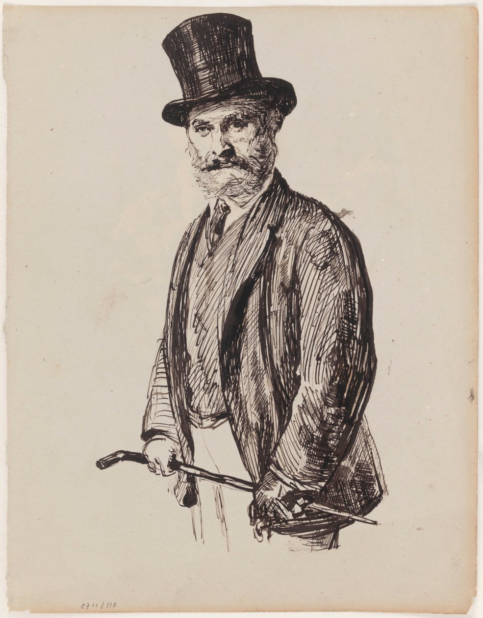 After Fantin-Latour: The Painter Edouard Manet by James Ensor