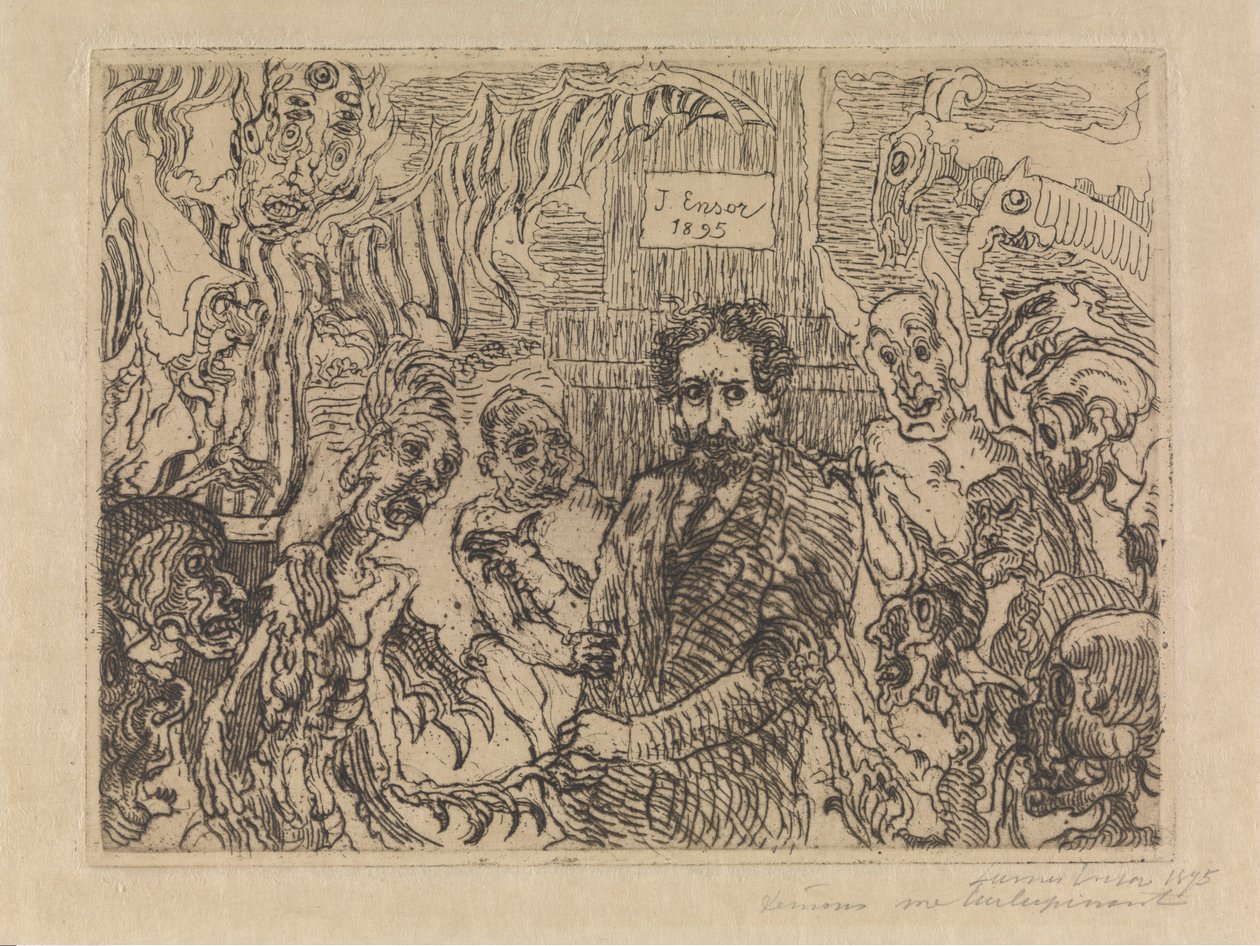 Devils Teasing Me by James Ensor
