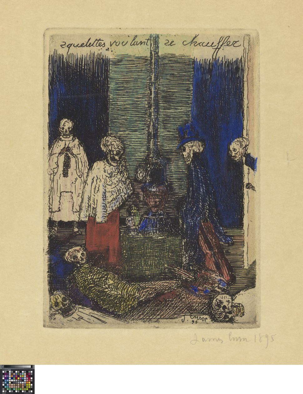 Skeletons Trying to Warm Themselves by James Ensor