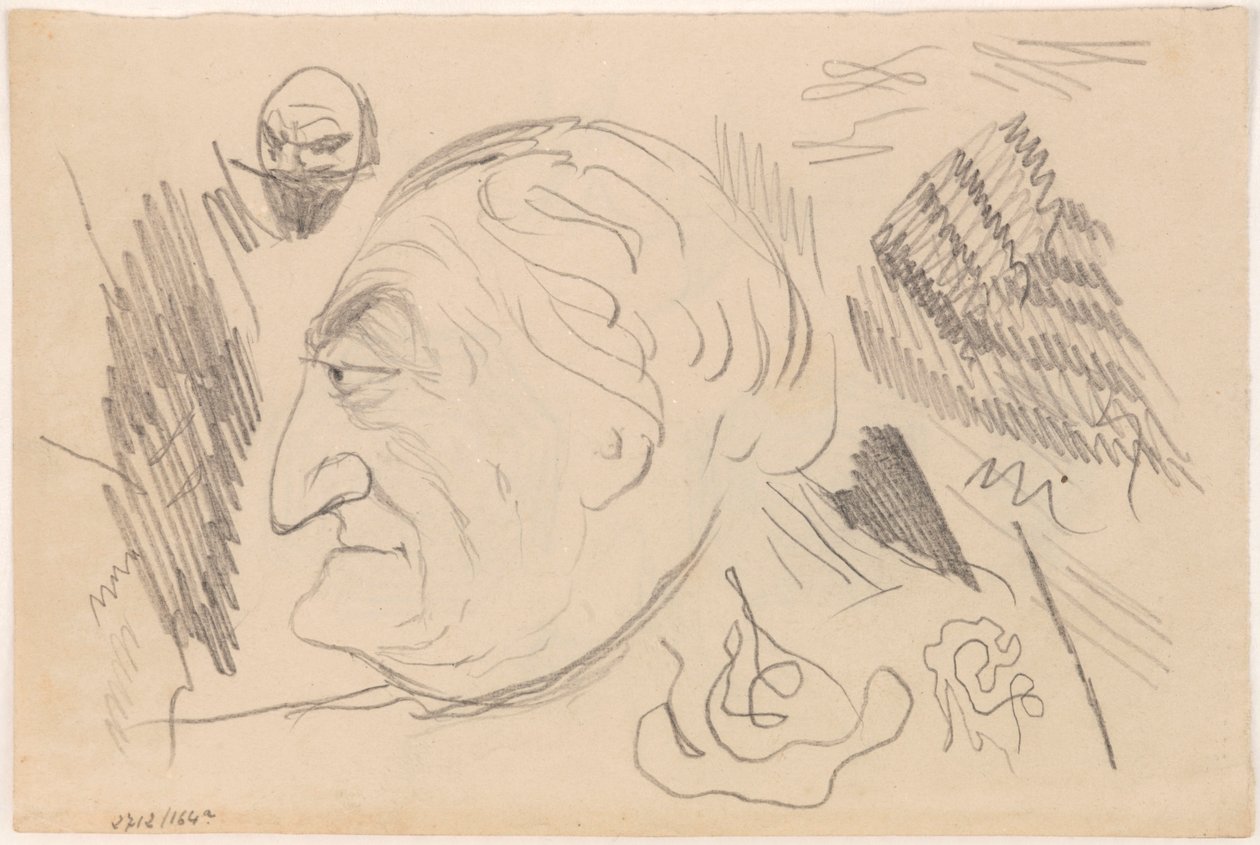 Man in Profile by James Ensor