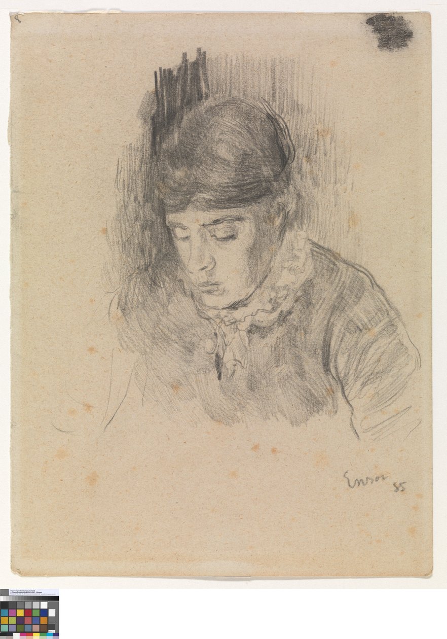 Mitche Ensor, Sister of the Artist by James Ensor