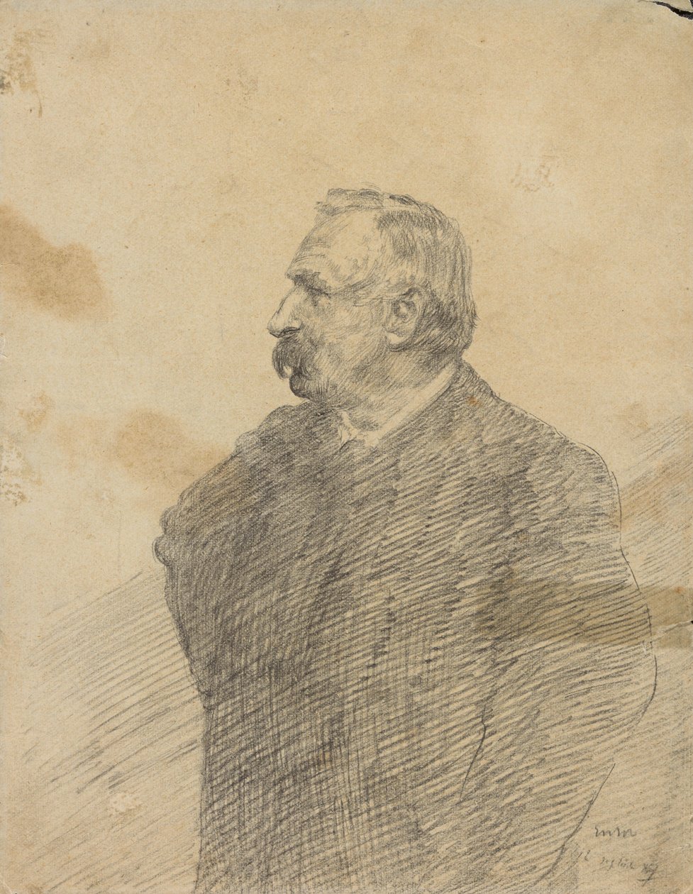 Portrait of Ernest Rousseau by James Ensor