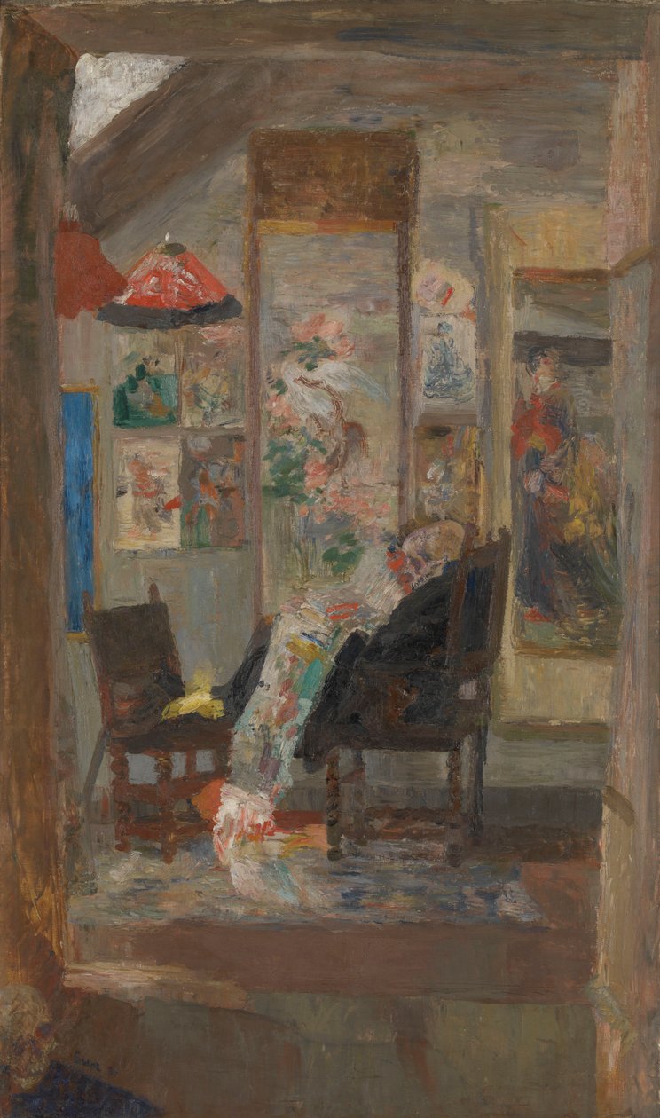 Skeleton Examines Chinoiseries by James Ensor