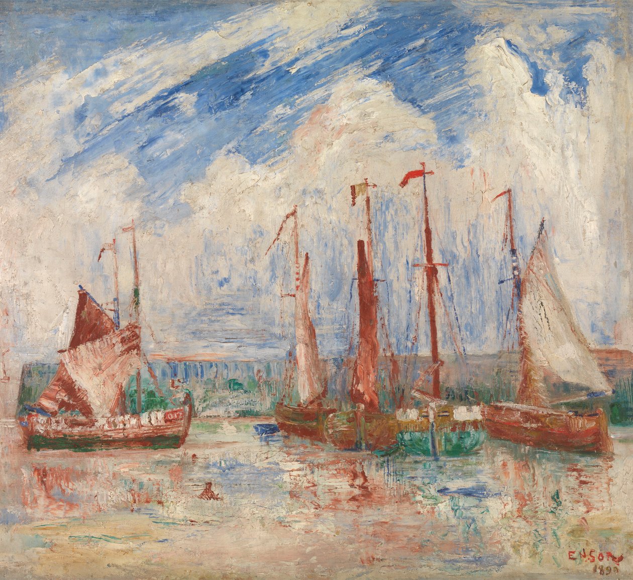 Sloops by James Ensor