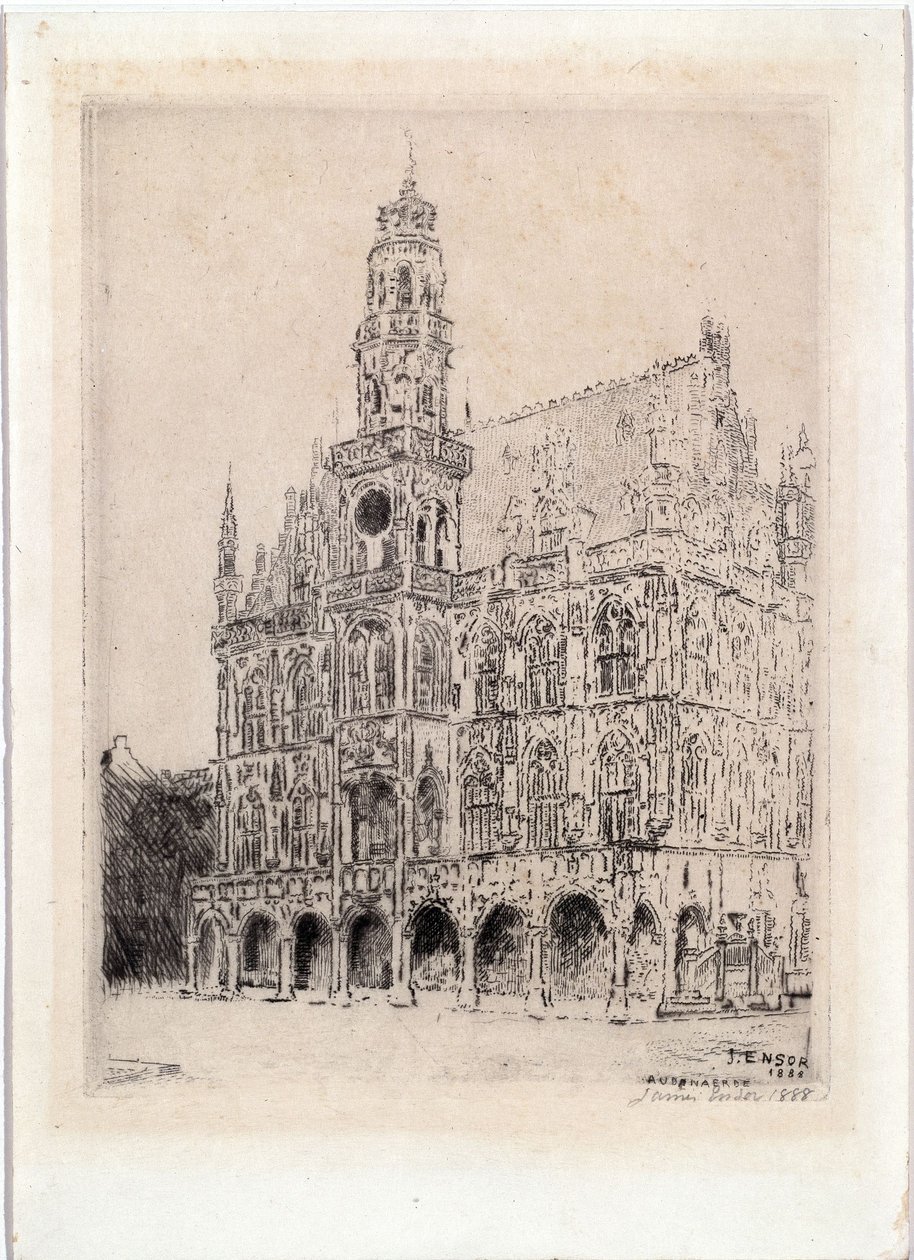 Town Hall of Oudenaarde by James Ensor