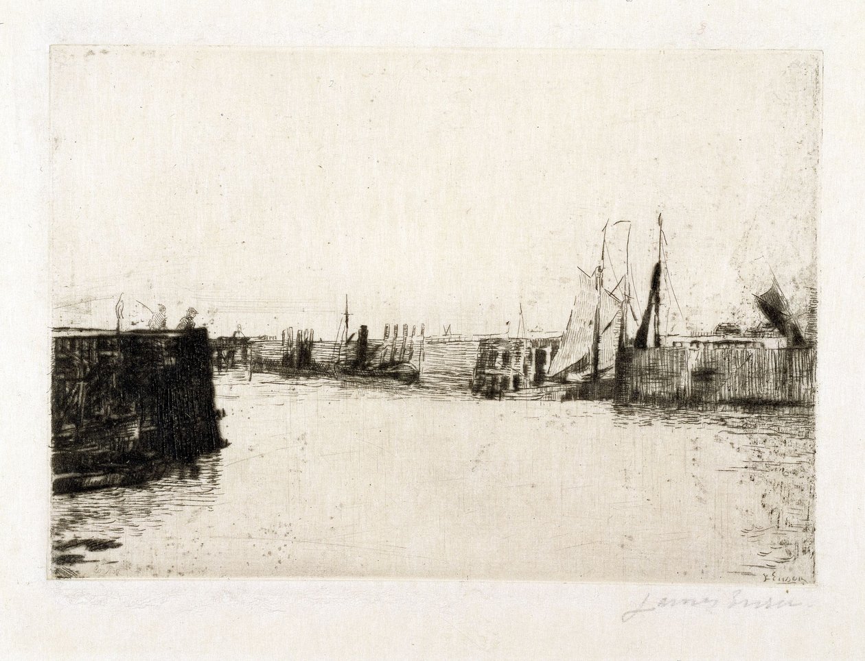 Jetty by James Ensor