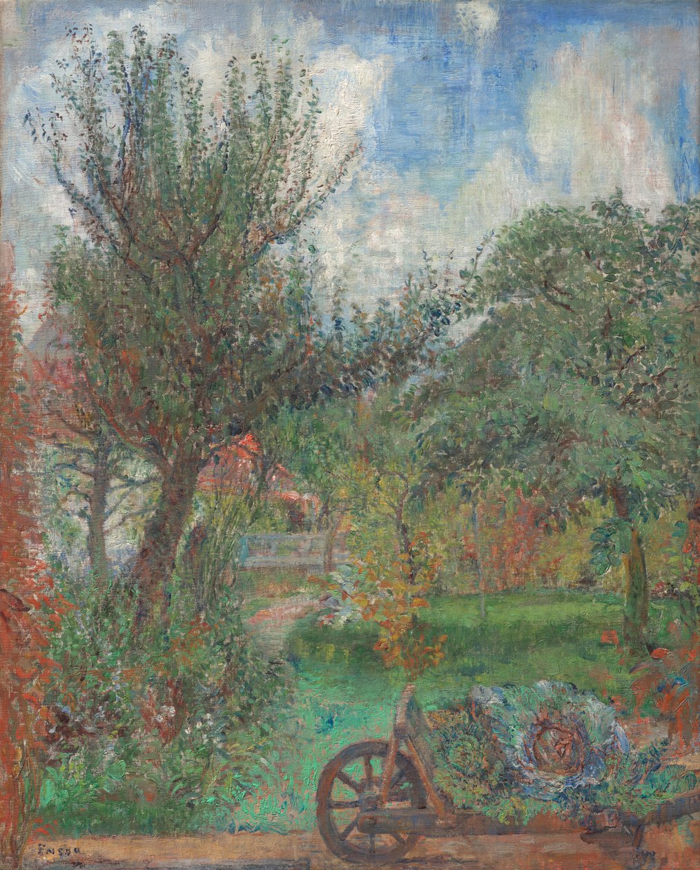 The Garden of the Rousseau Family by James Ensor