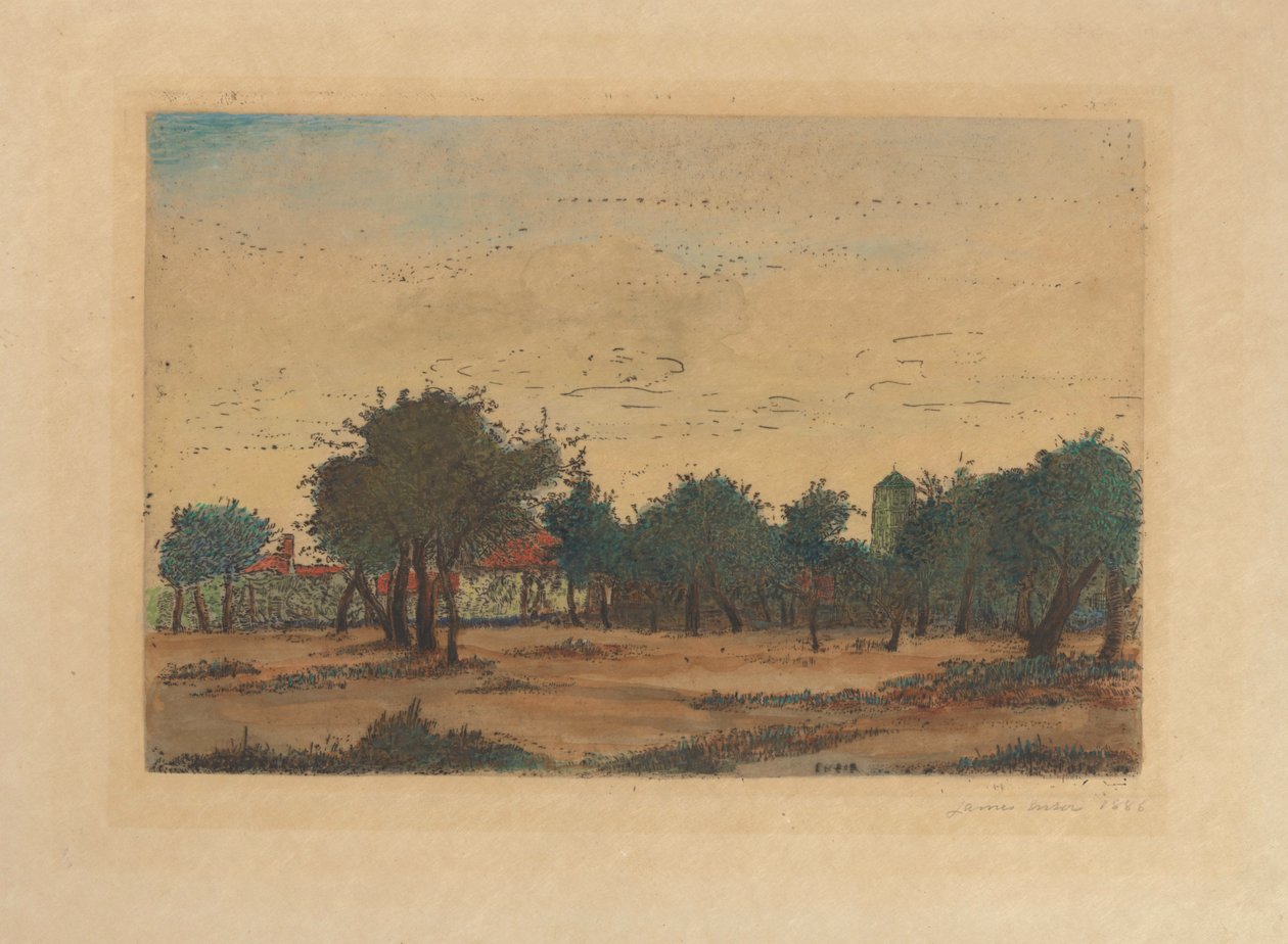The Orchard by James Ensor