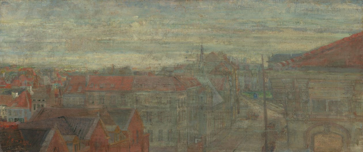 View of Phnosia. Luminous Waves and Vibrations by James Ensor