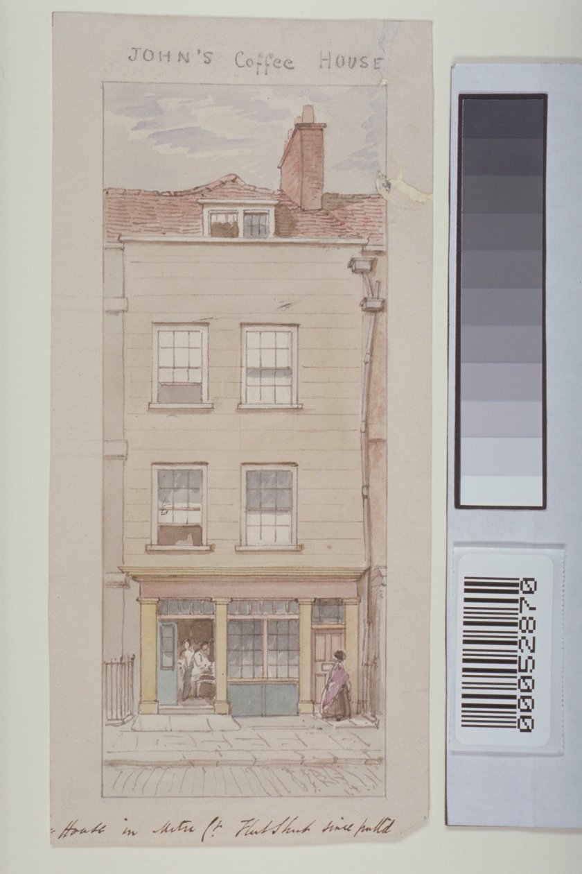 View of Mitre Court, Fleet Street, showing John