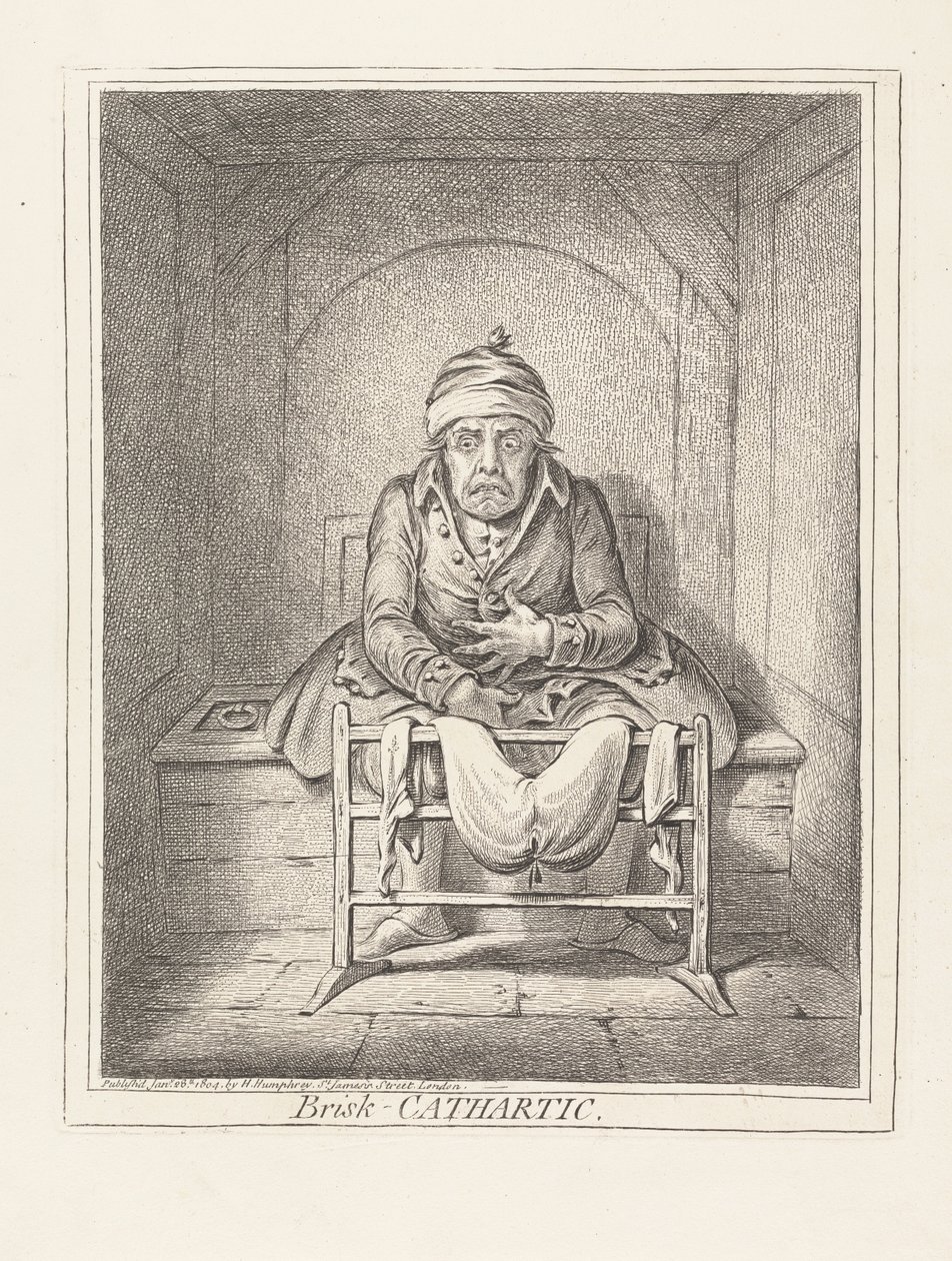 Brisk Cathartic by James Gillray