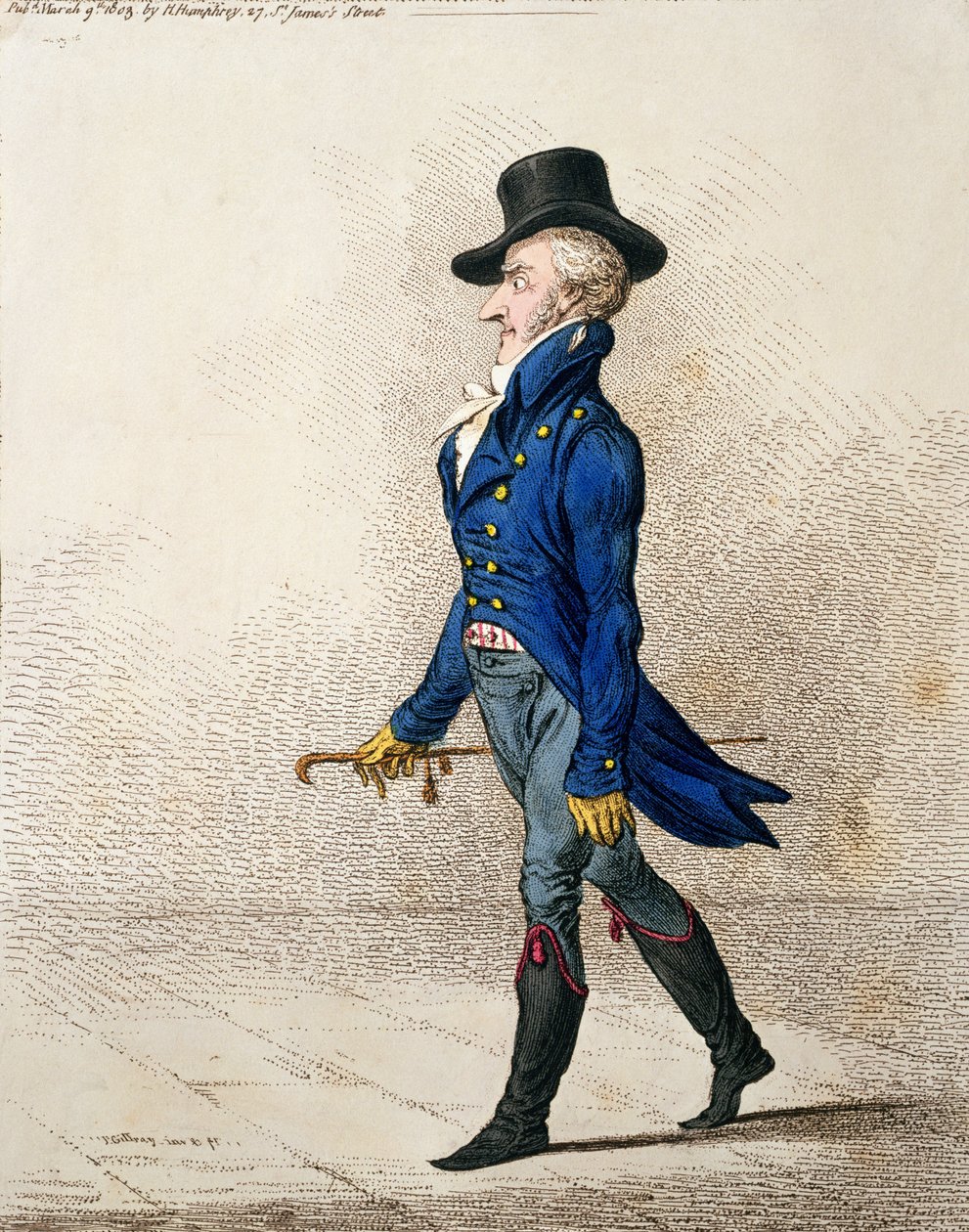 Portrait of a Man by James Gillray