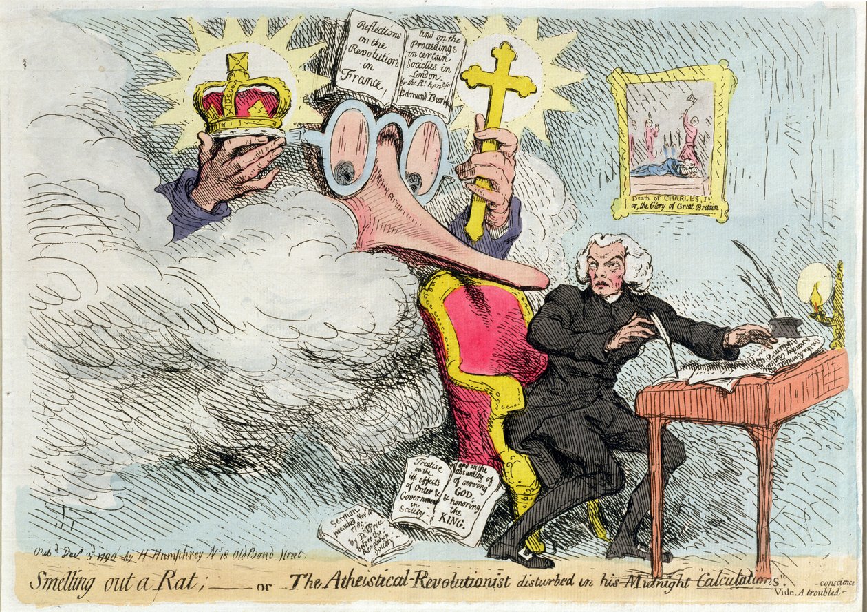 Smelling out a Rat, or The Atheistical-Revolutionist disturbed in his Midnight 