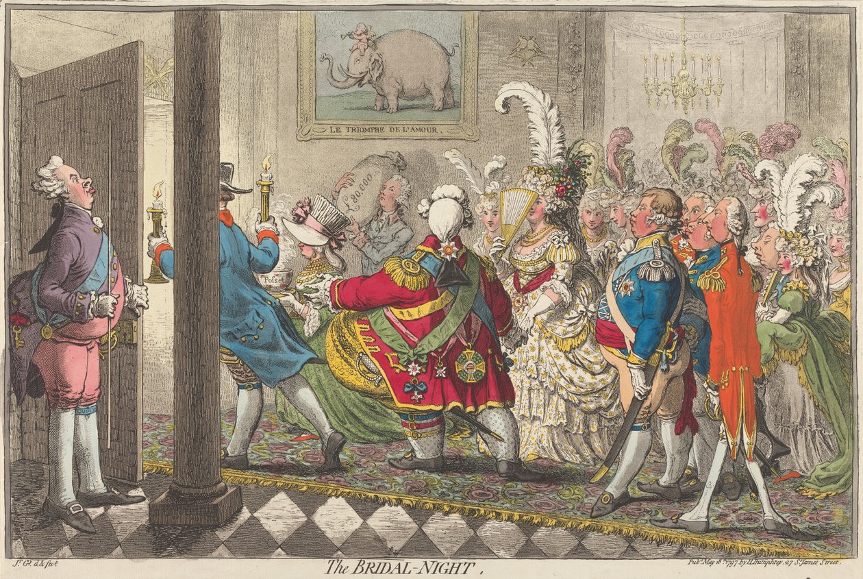 The Bridal Night by James Gillray
