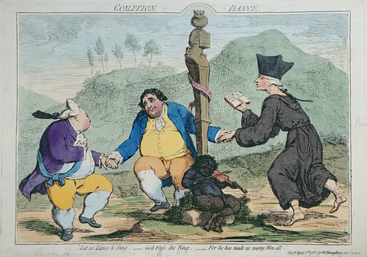 The Coalition-Dance by James Gillray