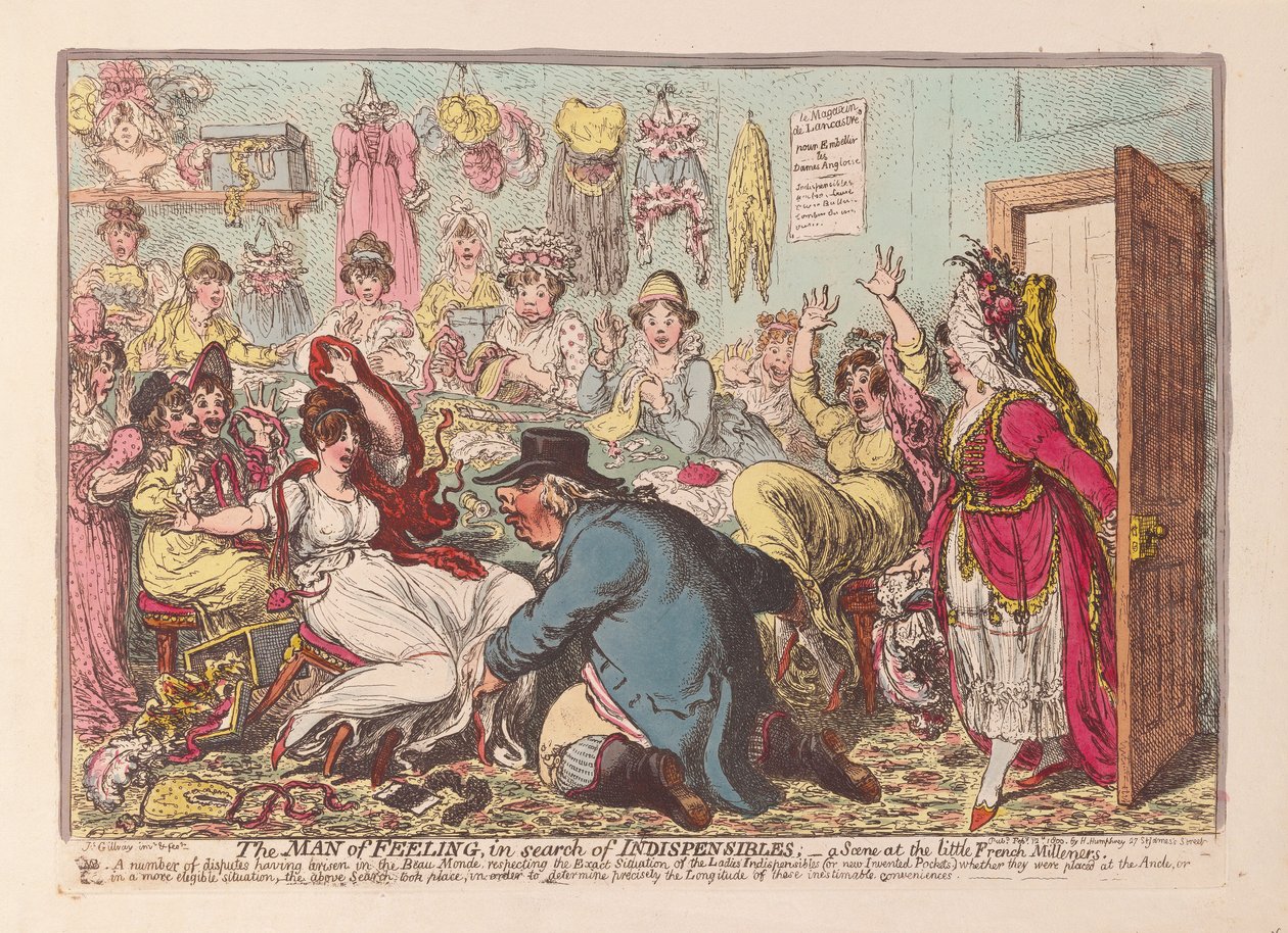 The Man of Feeling in Search of Indispensibles; a Scene at the Little ...