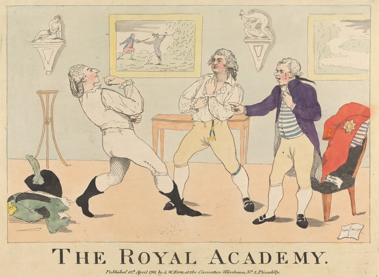 The Royal Academy by James Gillray