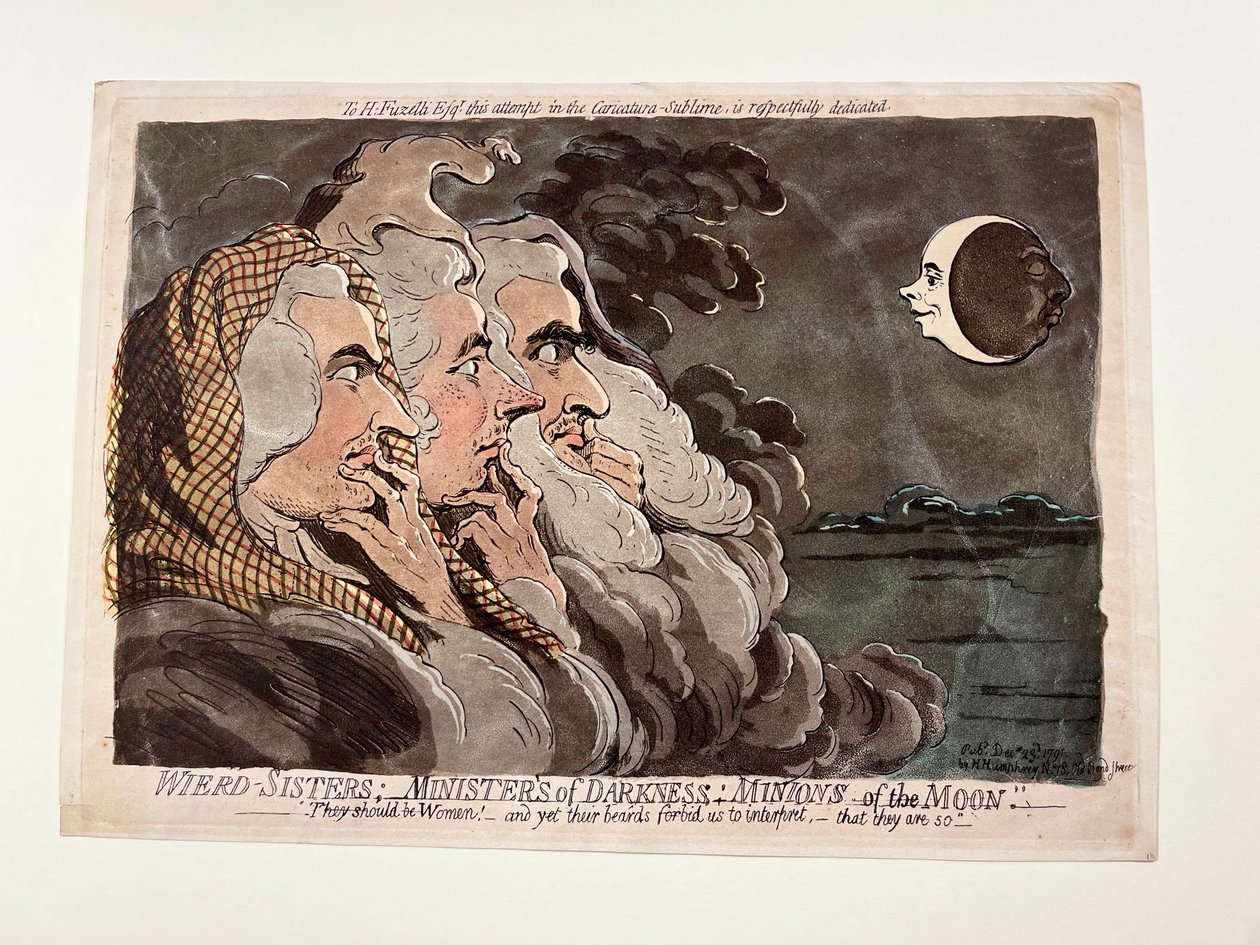 Weird Sisters; Ministers of Darkness; Minions of the Moon by James Gillray