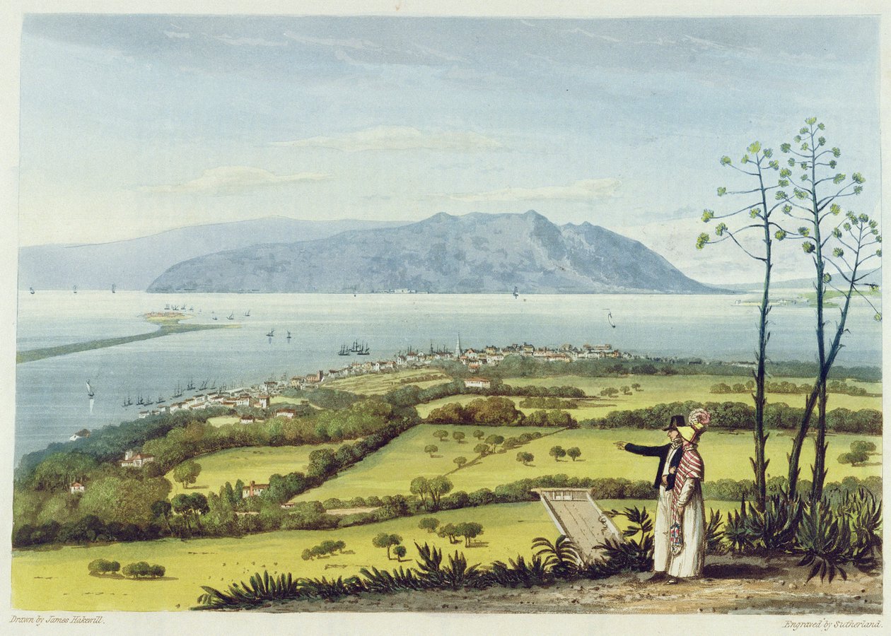 Kingston and Port Royal from Windsor Farm, from 