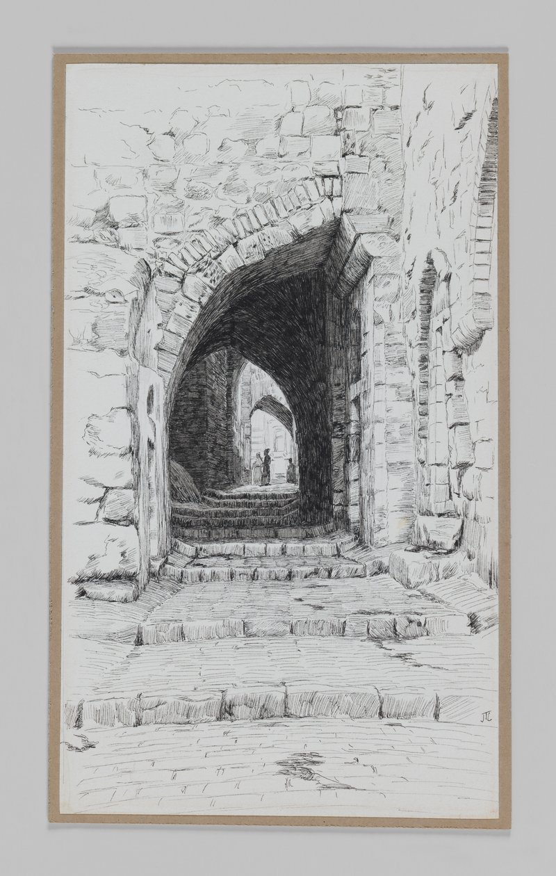 A Street in Jerusalem, illustration from The Life of Our Lord Jesus Christ by James Jacques Joseph Tissot