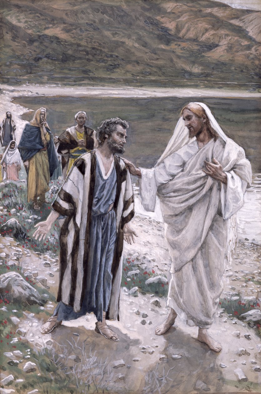 Feed My Lambs, illustration for The Life of Christ by James Jacques Joseph Tissot