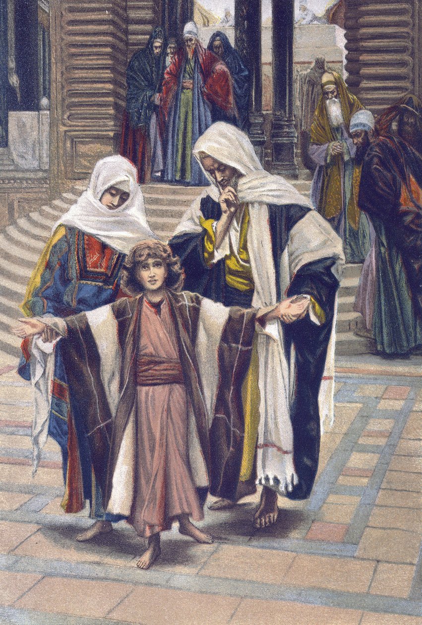 Jesus Found by James Jacques Joseph Tissot: Fine art print