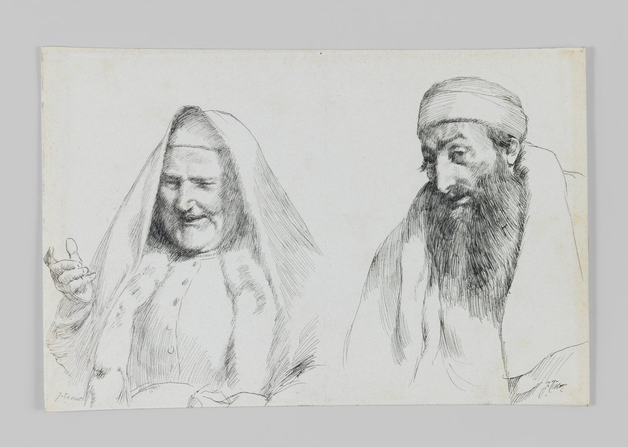 Jew and Jewess, illustration from The Life of Our Lord Jesus Christ