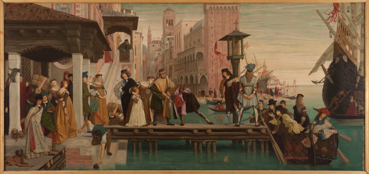 The Departure of the Prodigal Son by James Jacques Joseph Tissot