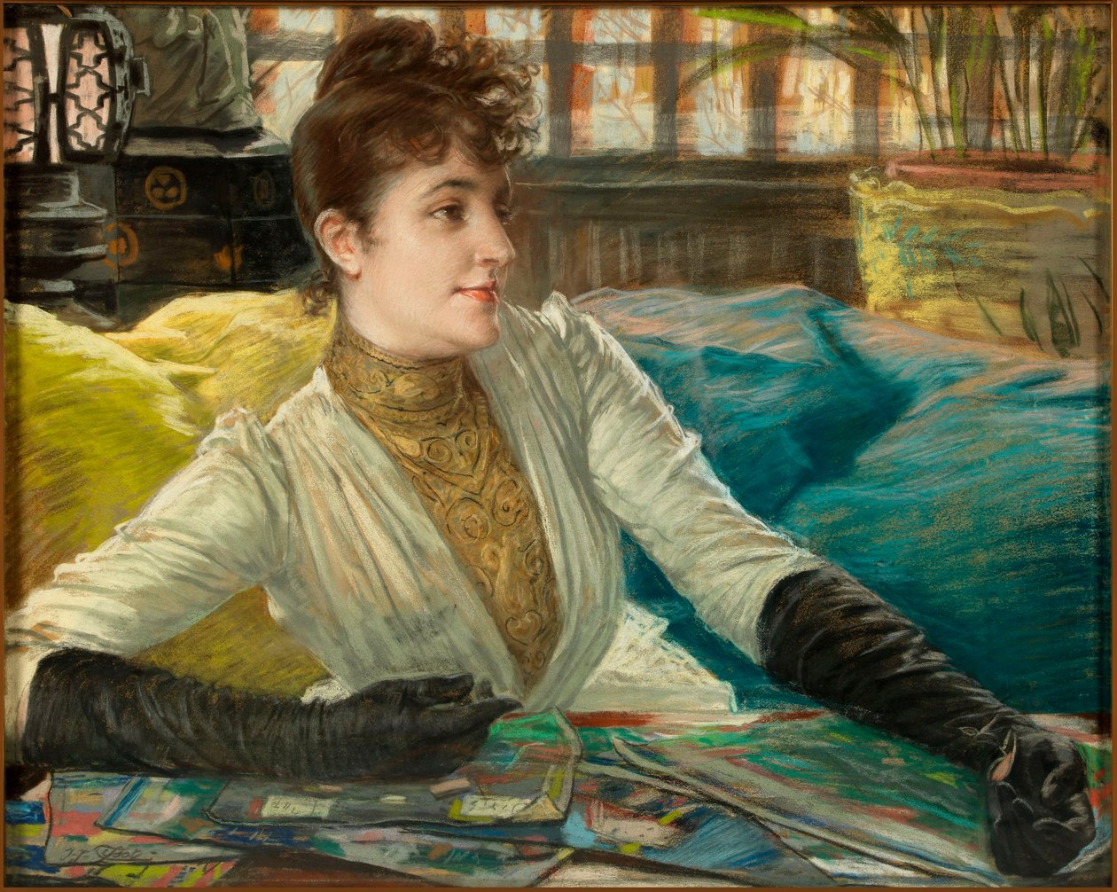 Portrait of Mathilde Sée by James Jacques Joseph Tissot