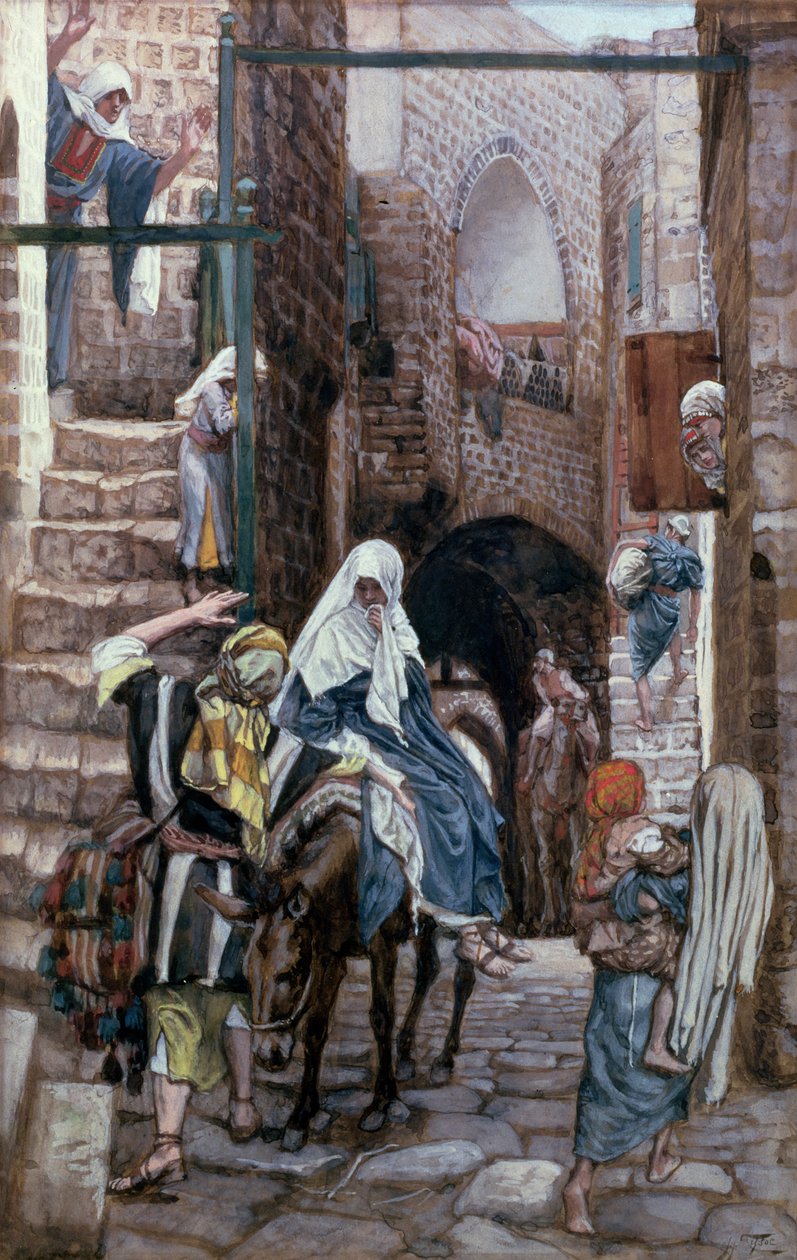 St. Joseph Seeks Lodging in Bethlehem by James Jacques Joseph Tissot