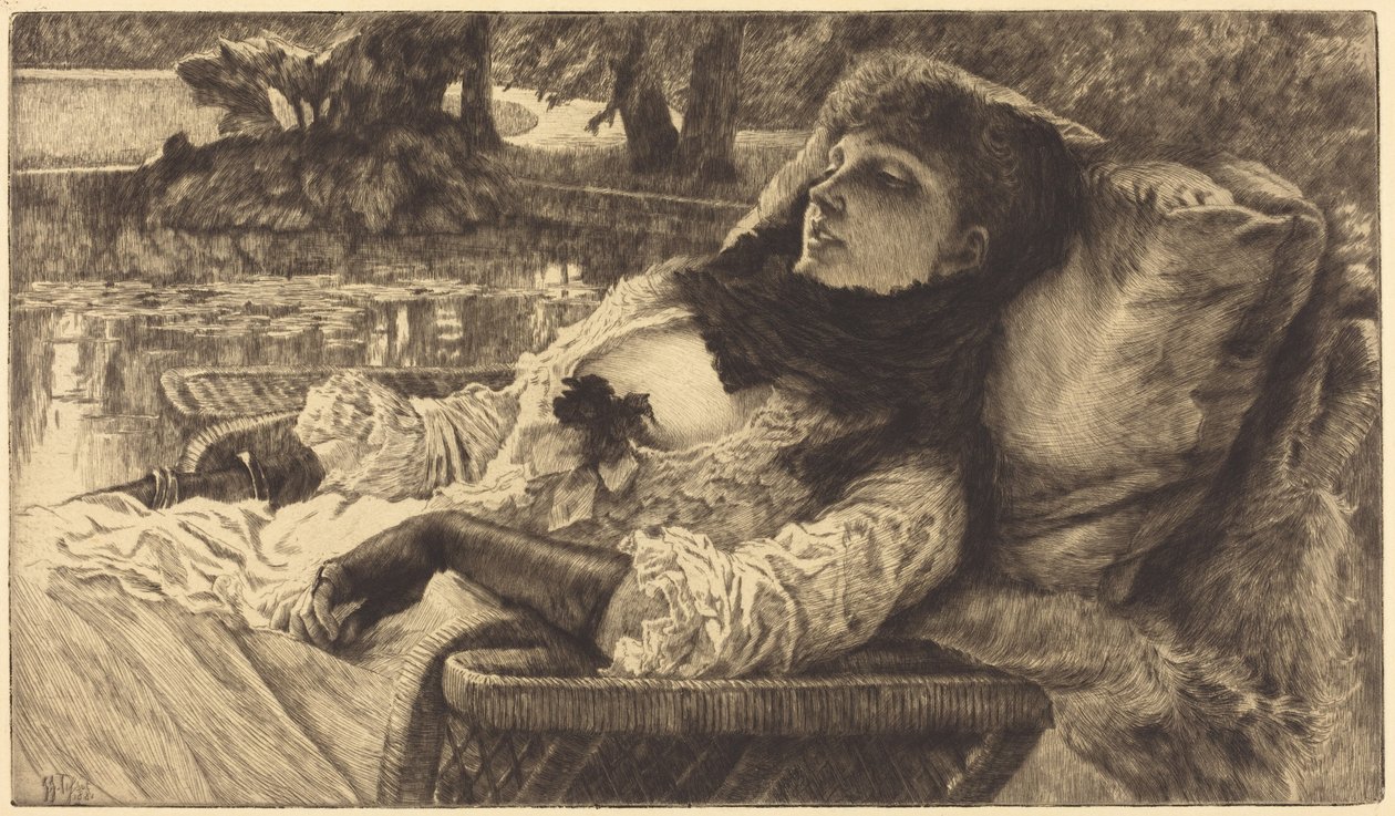Summer Evening by James Jacques Joseph Tissot