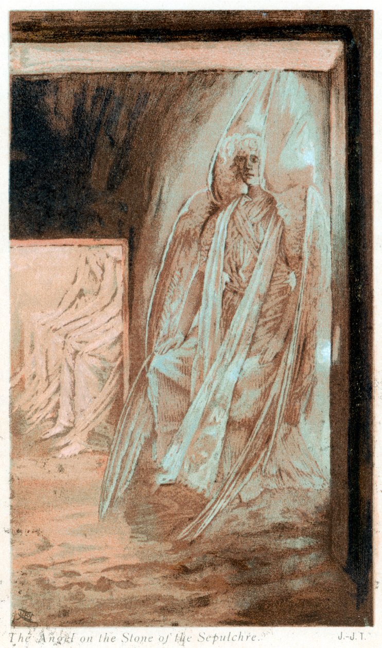 The Angel of the Lord on the stone of the sepulchre, 1897 by James Jacques Joseph Tissot