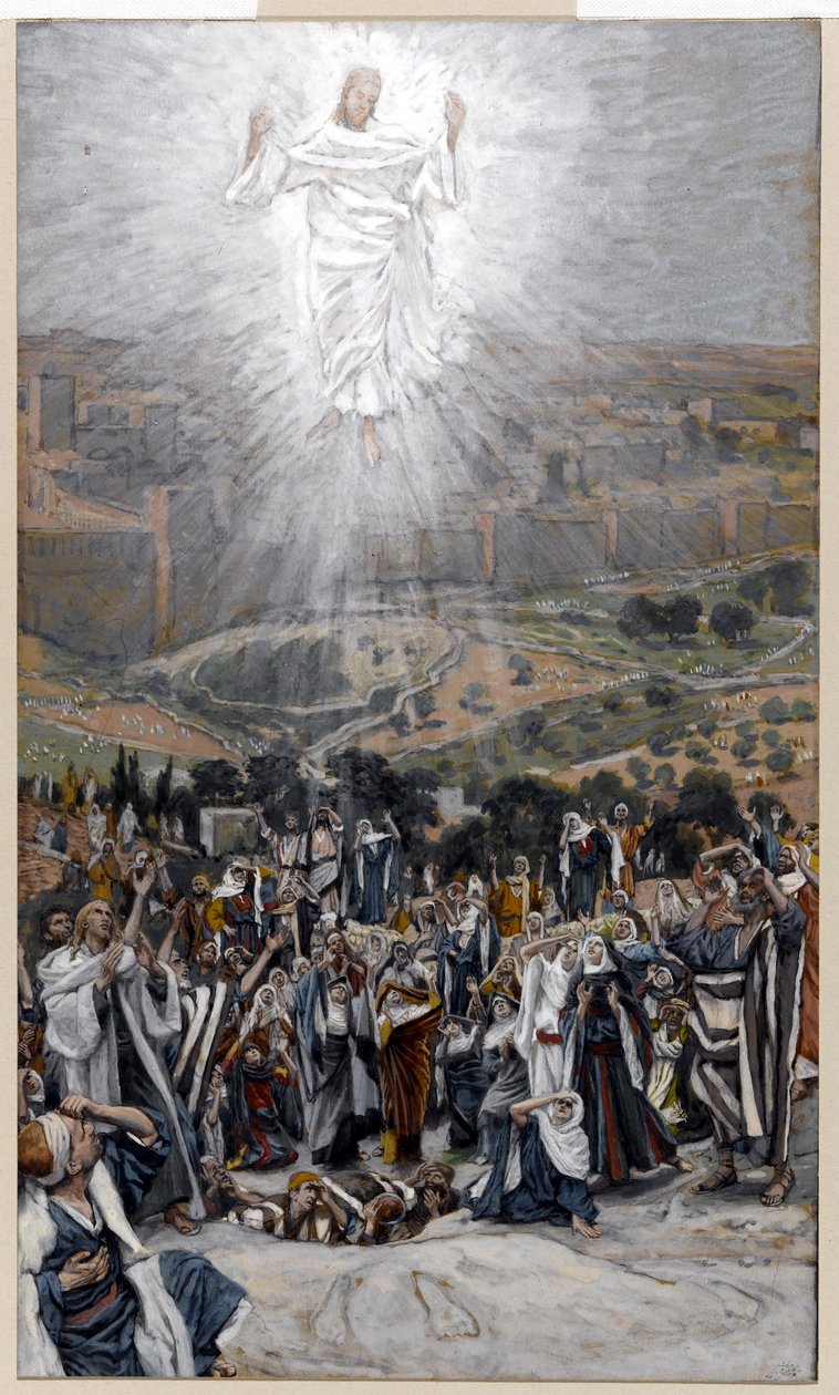 The Ascension from the Mount of Olives, illustration for The Life