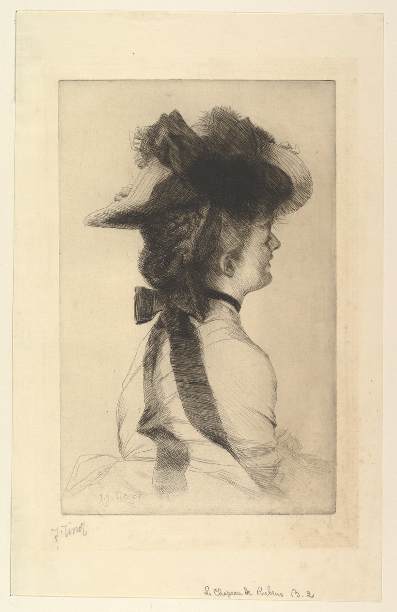 The Rubens Hat by James Jacques Joseph Tissot