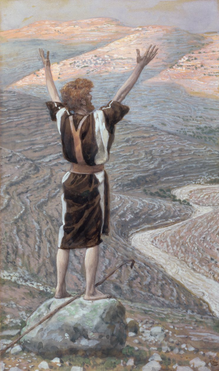 The Voice in the Desert, illustration for The Life of Christ by James Jacques Joseph Tissot