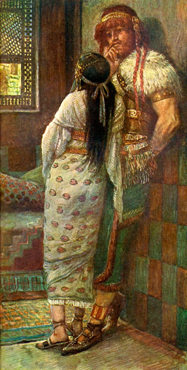 Samson and His Wife by James Jacques Joseph after Tissot