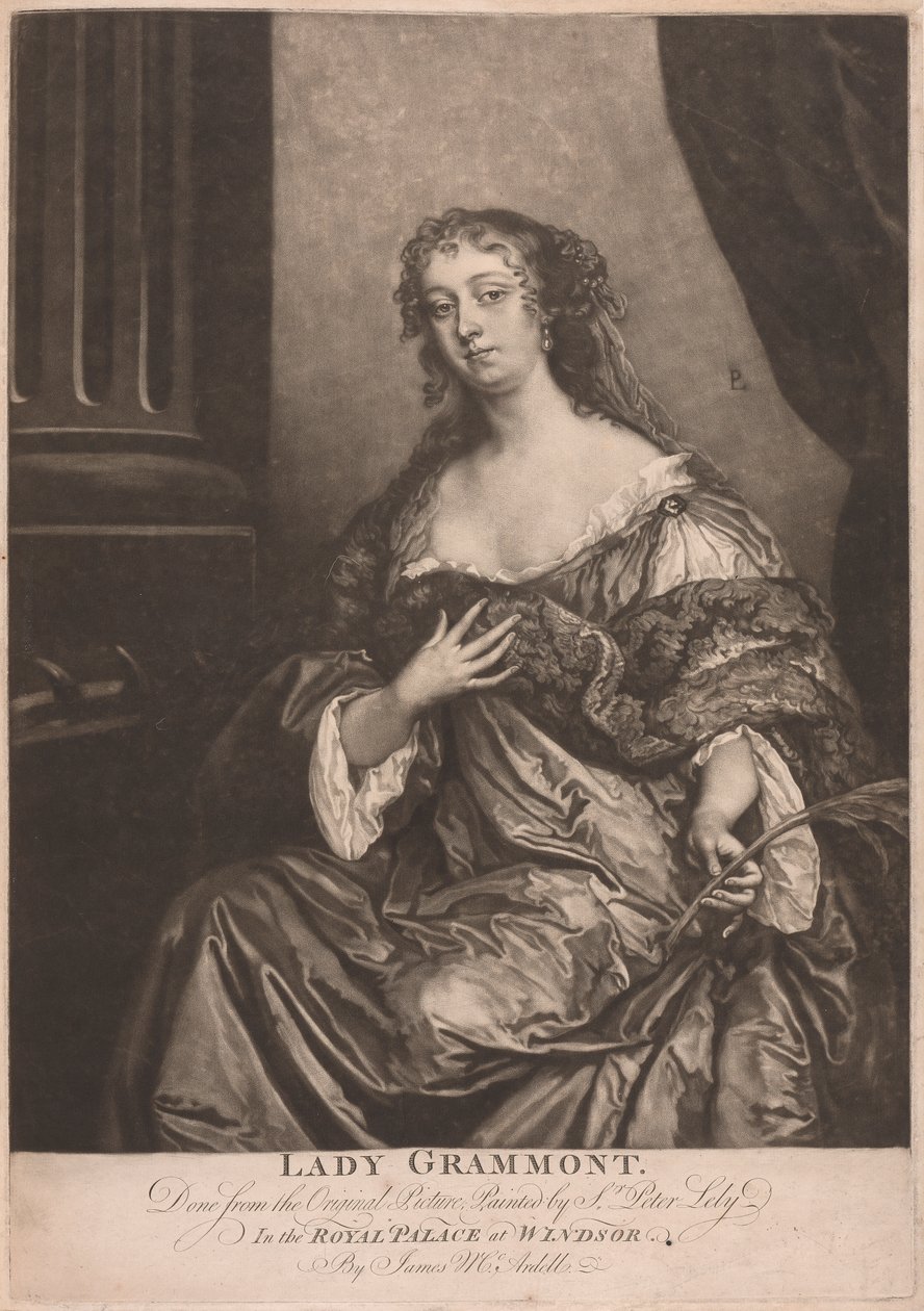 Lady Grammont by James McArdell