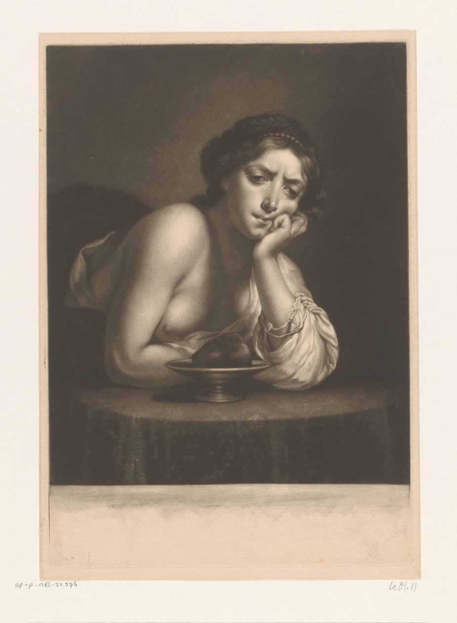 Sigismunda with the Heart of Guiscardo by James McArdell