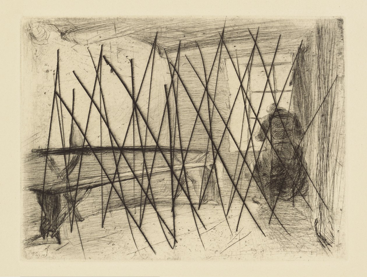 Impressions from Cancelled Plates by Whistler - The Miser by James Abbott McNeill Whistler