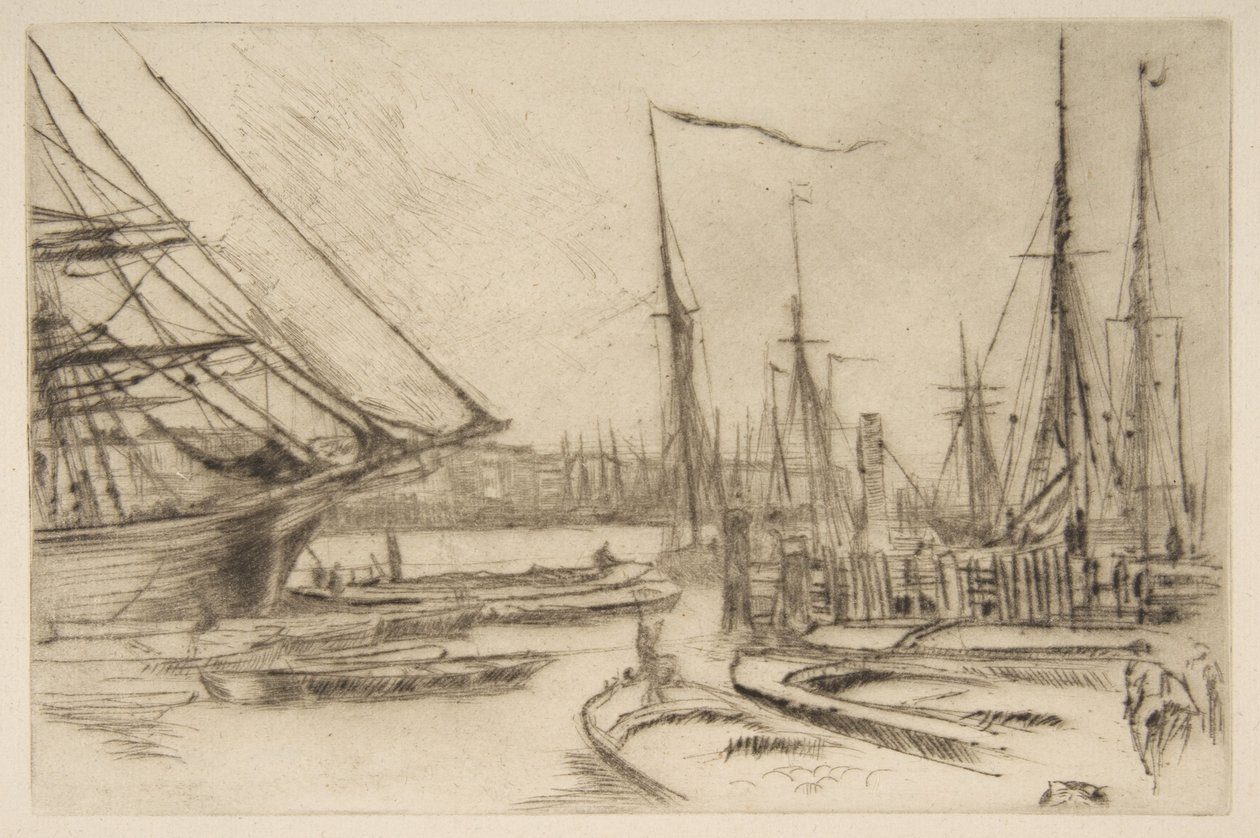 A Sketch from Billingsgate by James McNeill Whistler