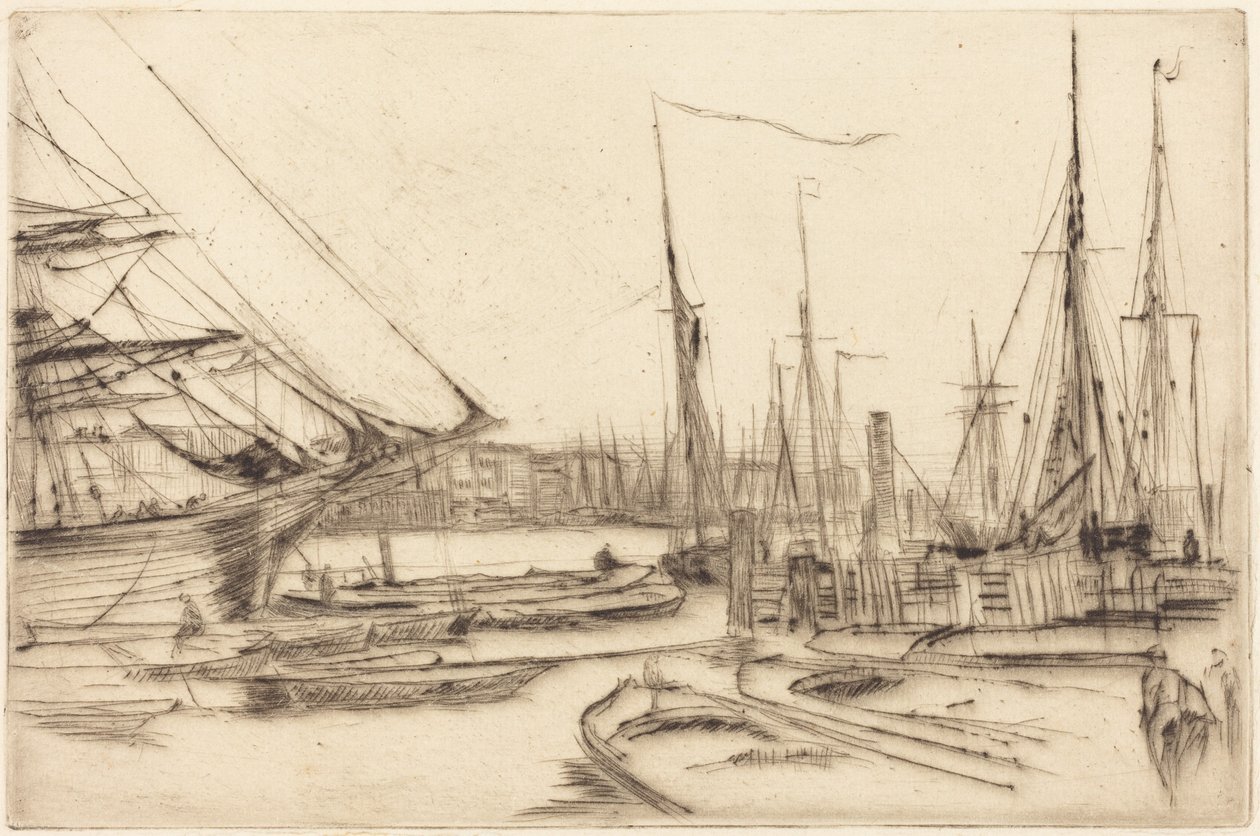 A Sketch from Billingsgate by James McNeill Whistler
