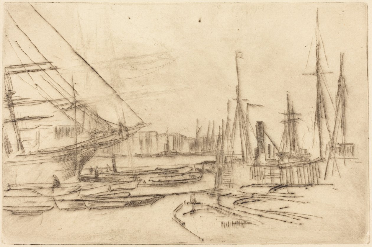 A Sketch from Billingsgate by James McNeill Whistler