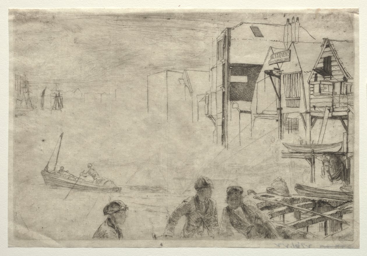 A Wharf by James McNeill Whistler