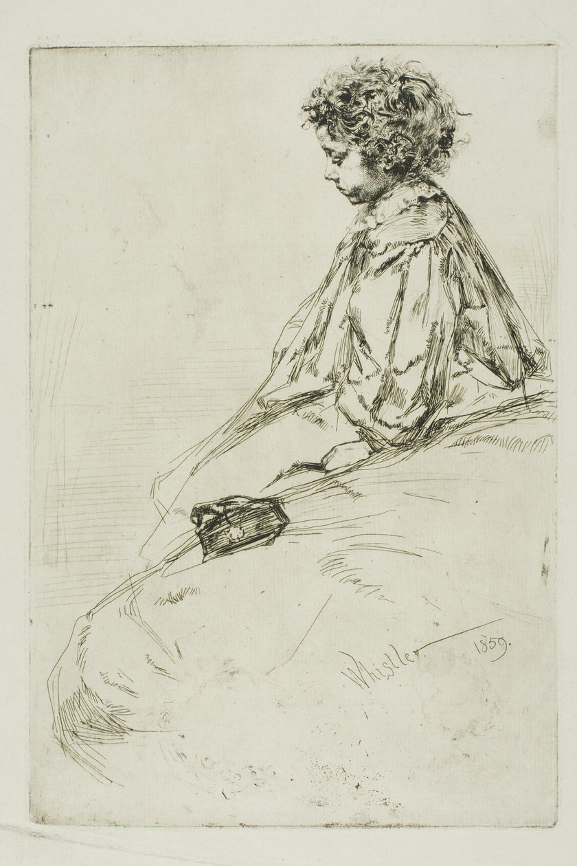 Bibi Lalouette by James Abbott McNeill Whistler