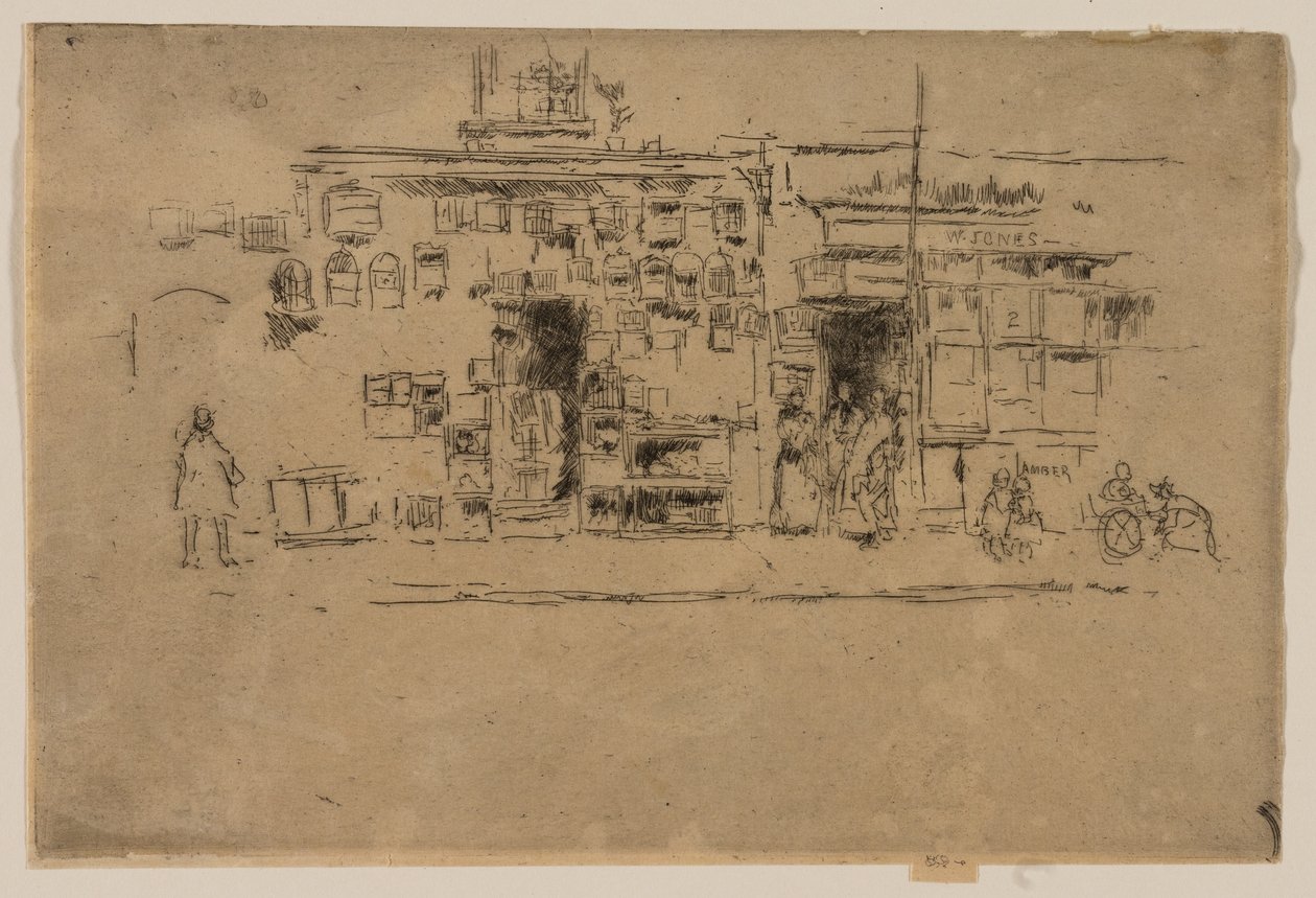 Bird-Cages, Chelsea by James Abbott McNeill Whistler