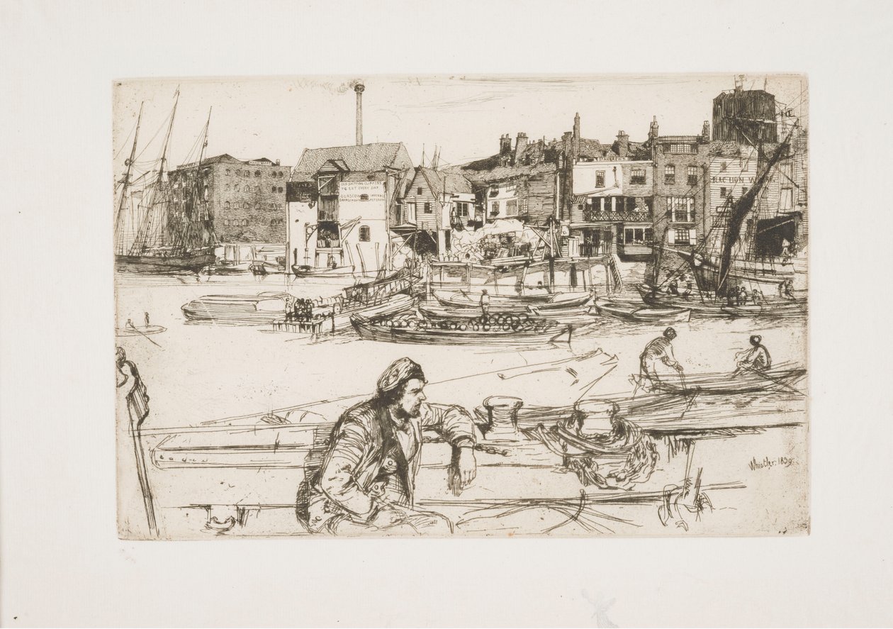 Black Lion Wharf by James McNeill Whistler