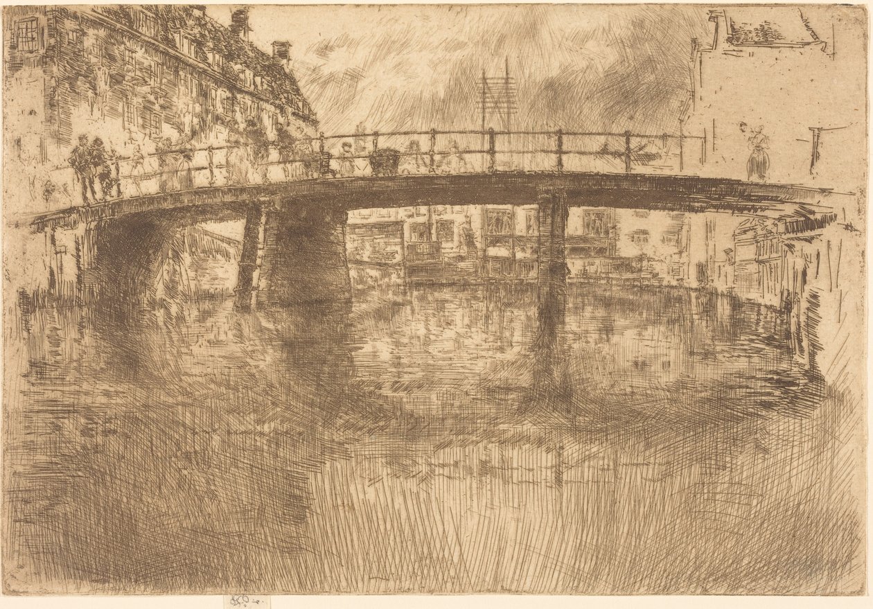 Bridge, Amsterdam by James McNeill Whistler