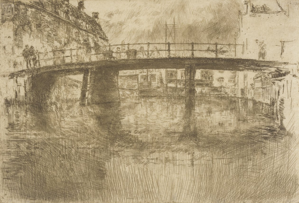 Bridge, Amsterdam by James McNeill Whistler